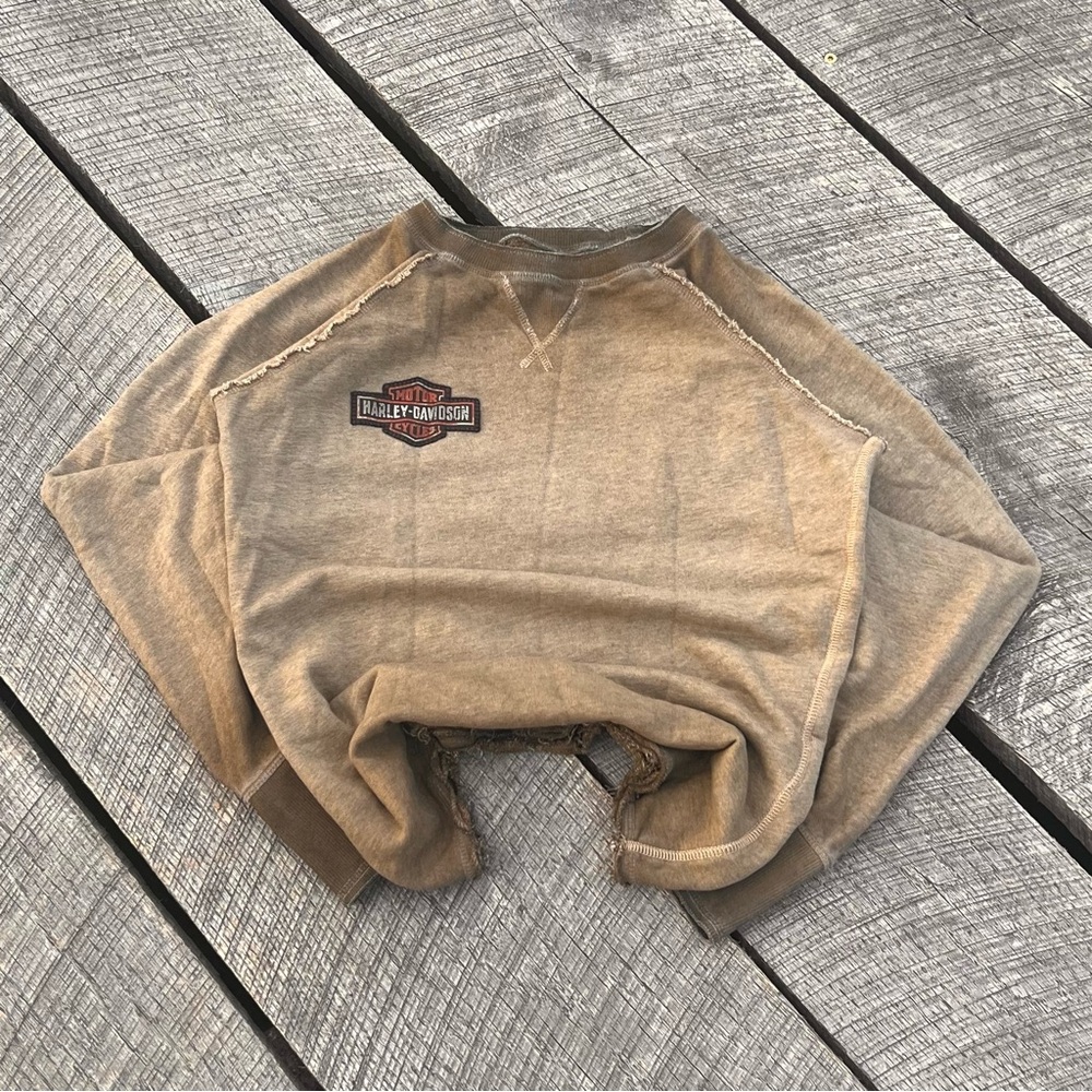 Y2K Harley Davidson Crewneck Sweatshirt - Picture 3 of 6